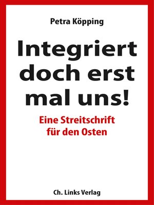 cover image of Integriert doch erst mal uns!